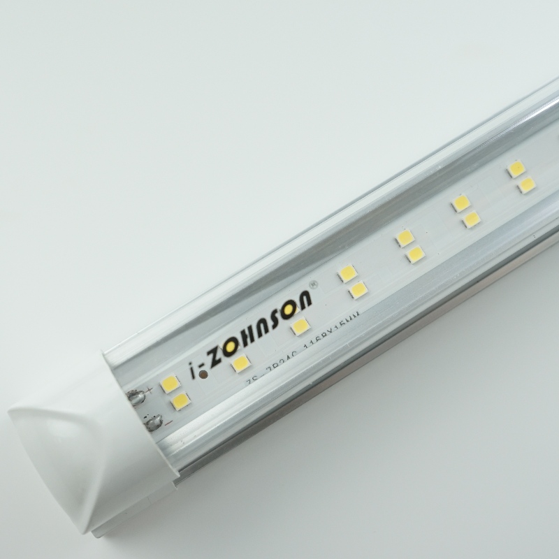 Διπλή γραμμή επίπεδη T8 Ενσωματωμένο φωτιστικό LED σωλήνα